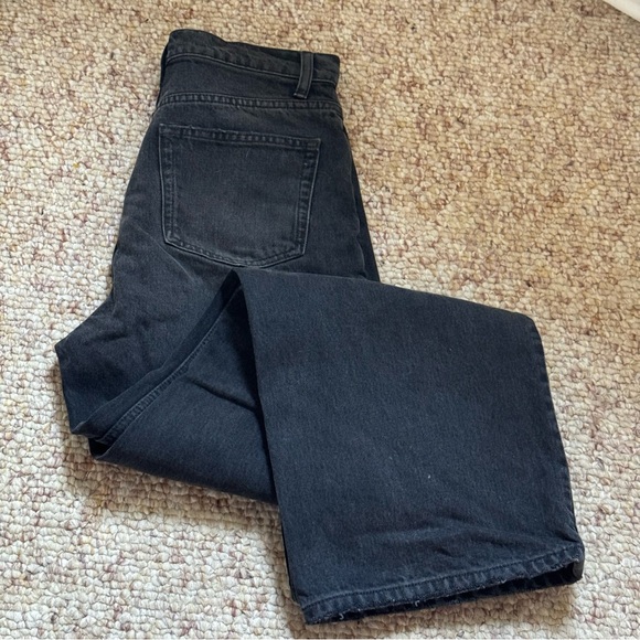 Reformation Wilder high rise cropped wide Jean in Trinity - Picture 4 of 8